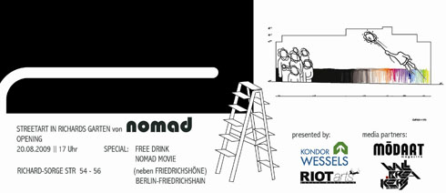 Der offizielle Flyer, woher ich den wohl habe ;) © riot-arts.de | mit freundlicher Genehmigung flyer zur streetart feier © riot-arts.de | mit freundlicher Genehmigung