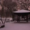 Weltfriedensglocke als Baudenkmal Friedensglocke Volkspark Friedrichshain