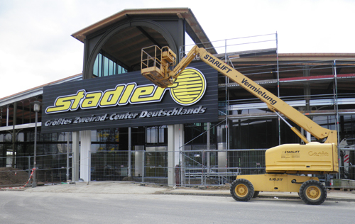 Neue Zweirad Stadler Filiale an der Storkower Straße