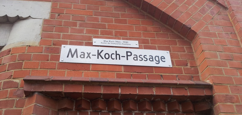 Max-Koch-Passage Schild