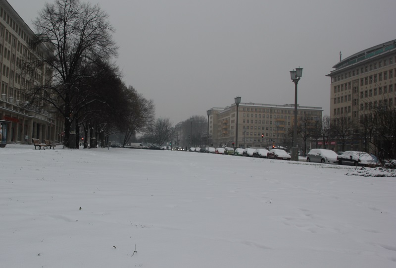 Friedrichshain Schnee Winter