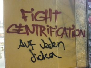 fight gentrification graffiti