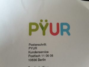 Pyur Logo Briefkopf