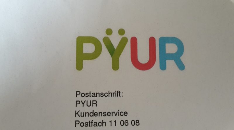 Pyur Logo Briefkopf