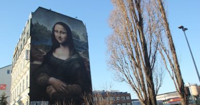 Hauswandsgemaelde Mona Lisa Muehlenstrasse