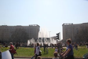 Strausberger Platz Mietenwahnsinn Demo April 2019