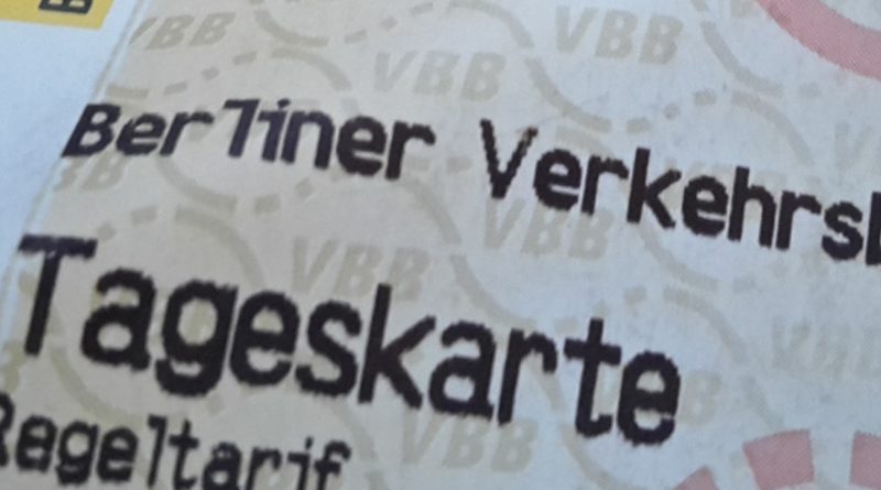 Tagesticket BVG