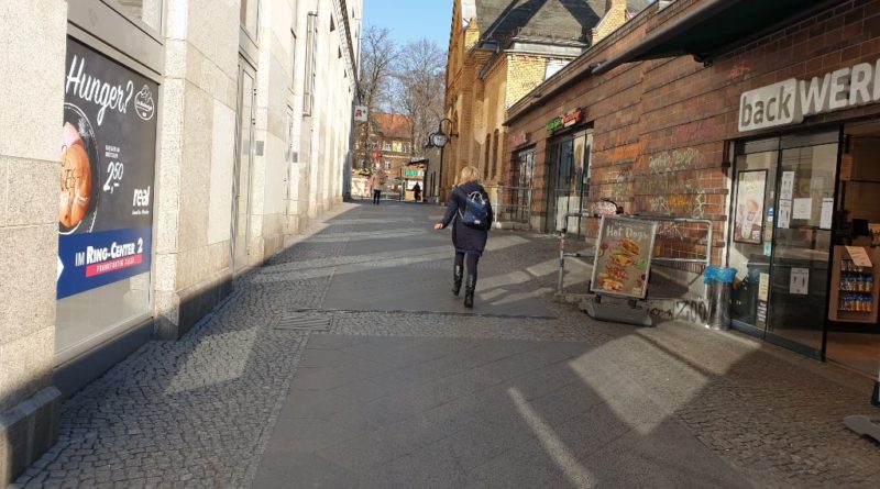 Corona - Leere Strassen Friedrichshain 1