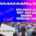 Rock-Partys 90er Wilder Osten