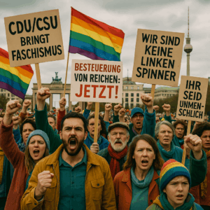 Demo gegen rechts